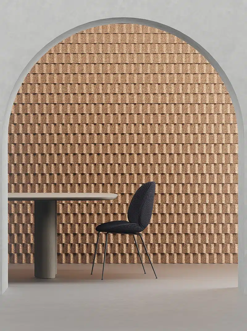 acoustic cork wall
