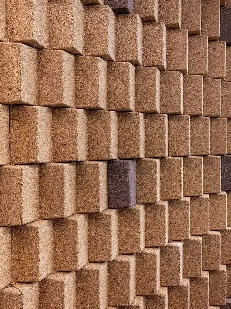 acoustic cork wall